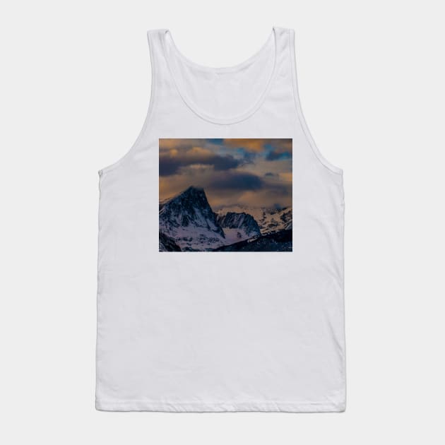 Snow Capped Shadows Tank Top by StevenElliot